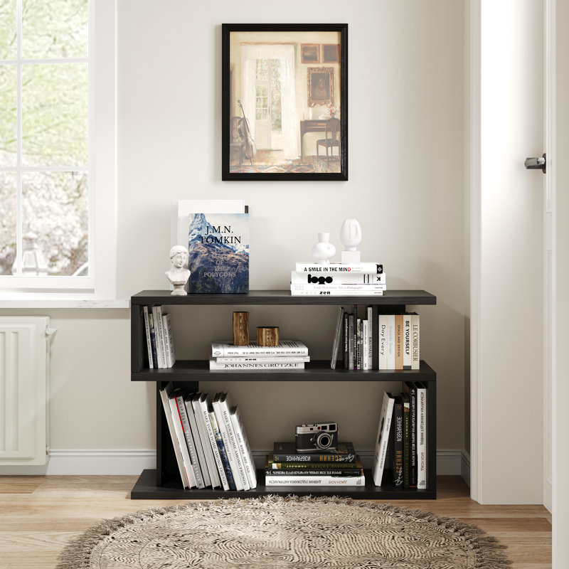 Lubbi 35.4'' TV & Sofa Console Table, Black