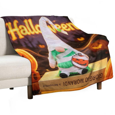 Jeté d'Halloween avec jeté en flanelle de luxe, couverture douce et chaude pour le canapé-lit du salon