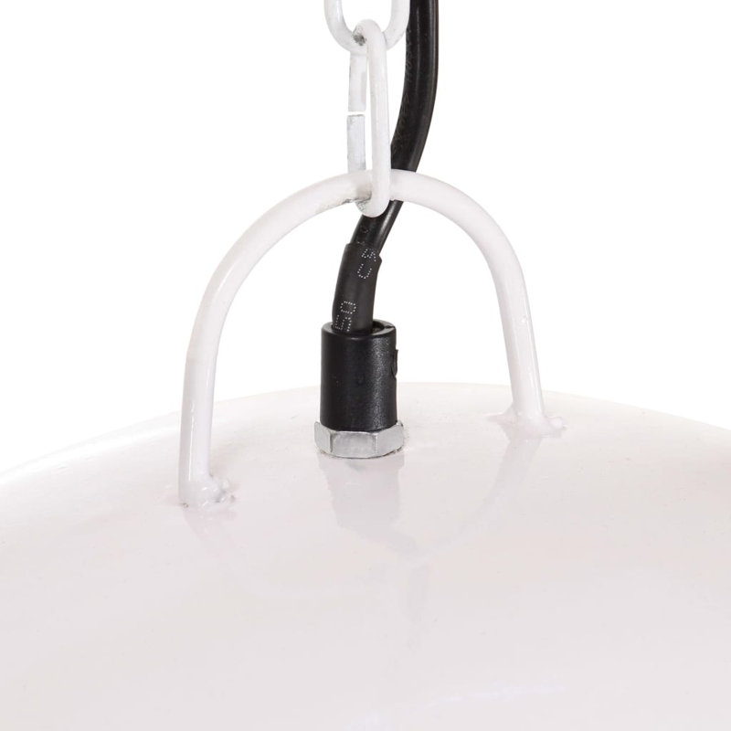 Daniela 1 - Light Single Pendant, White, 126cm H x 41cm W x 41cm D