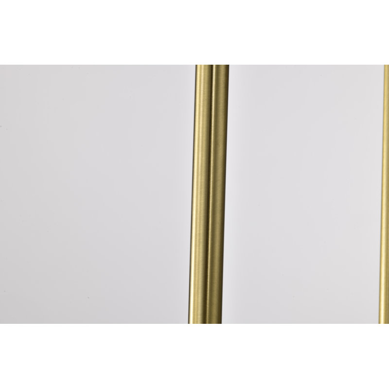 Luminaire suspendu 3 lumières Ryelynn, Or brossé