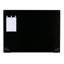Panneau de verre magnétique mural noir-20368068