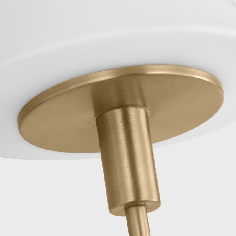 Applique murale moyenne Mendota de Génération Lighting par Visual Comfort, Deux lumières, Laiton satiné