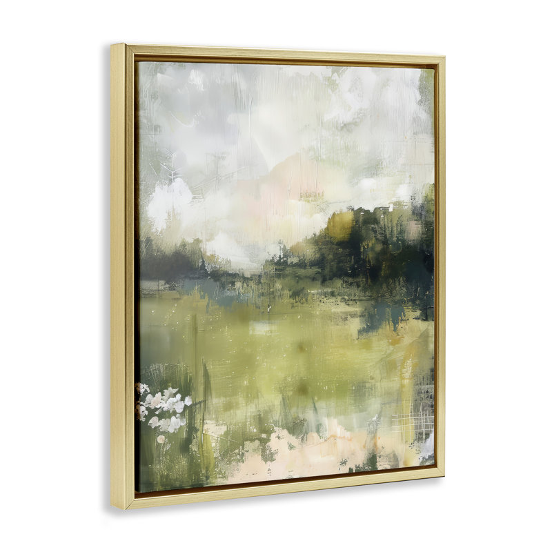  «Scénic Atmosphere Atmosphere», art mural encadré flottant par Irena Orlov, H 31 po x l 25 po