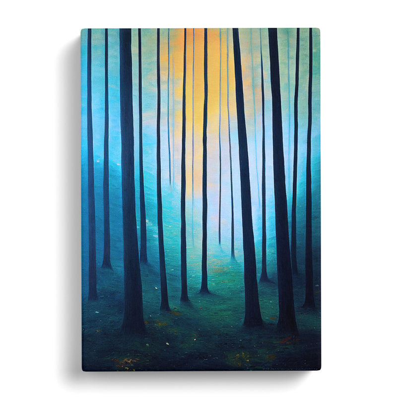 Gleaming Forest - Wrapped Canvas, 60cm H x 40cm W x 3cm D
