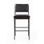 Benton Upholstered Stool with Metal Frame-754574879-755934990