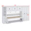Lit escamotable mural avec garde-robe, armoire et bureau Murphy-899876246