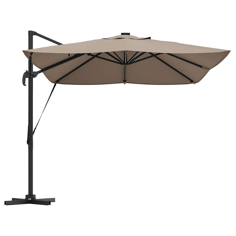 Cantilever Parasol, 265cm H x 251cm W x 251cm D, Taupe
