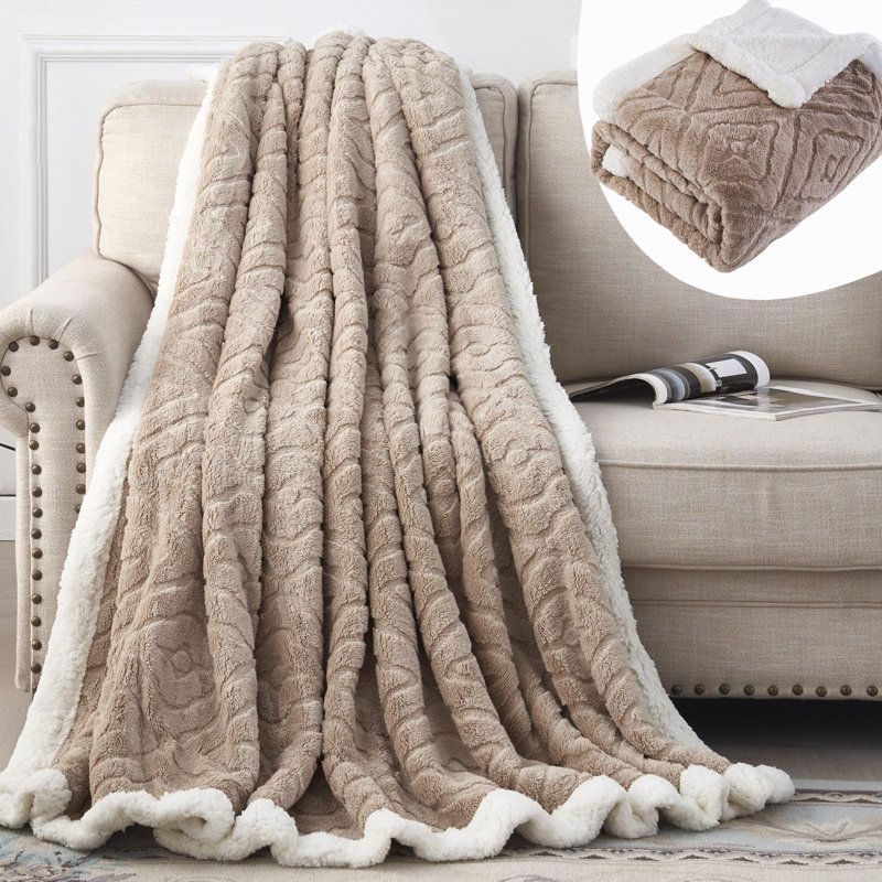 Sherpa Pet Blanket, Beige