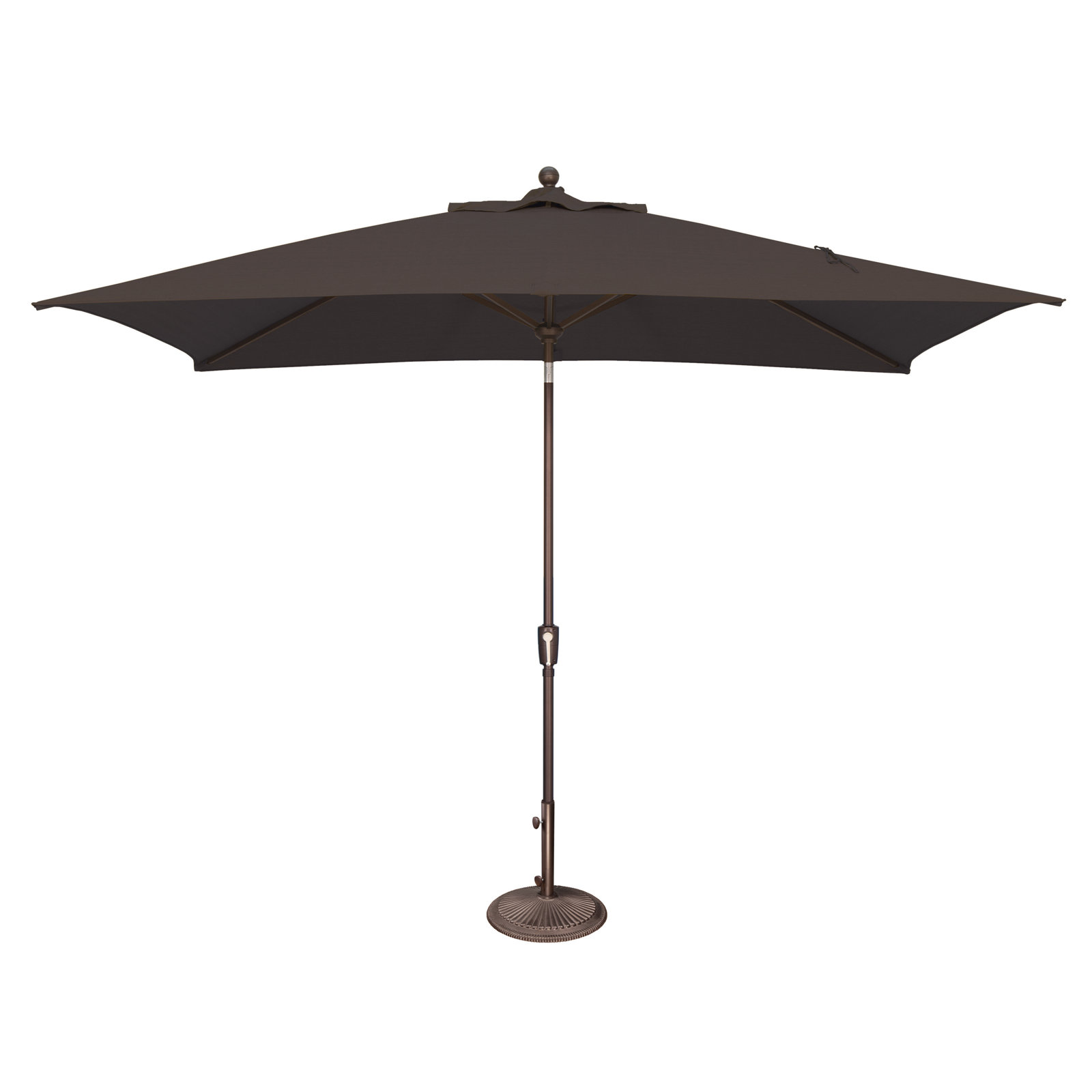 Launceston 78'' Outdoor Umbrella, Canvas Black Sunbrella® Canvas, Bronze