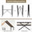 Ahmauri Metal Bar Cart