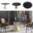 Modern Round White Pedestal Dining Table-484872851-484872848