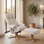 Fauteuil d'appoint pivotant à 360 °