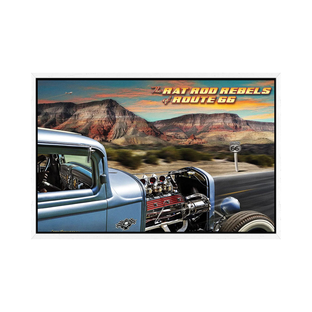 Rat Rod Rebels von Larry Grossman - Gallery-Wrapped Canvas Giclée on Canvas