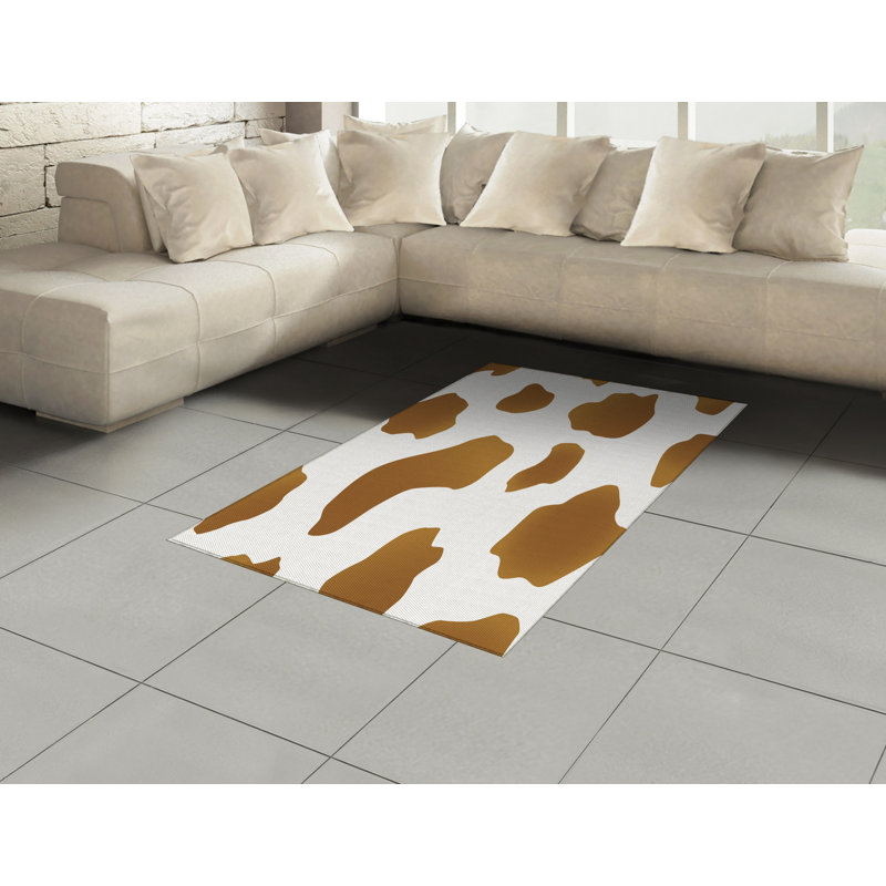 Tapis décoratif en laine à haute densité, Rectangle 2 pi 7 po x 5 pi