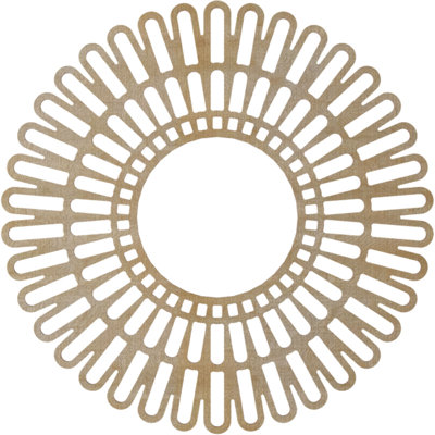 Médaillon de plafond en bois Cornellius