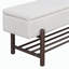 Banc de rangement rembourré Farmhouse avec compartiment caché-128968959-128968962