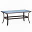 Table basse de patio avec verre Lexa