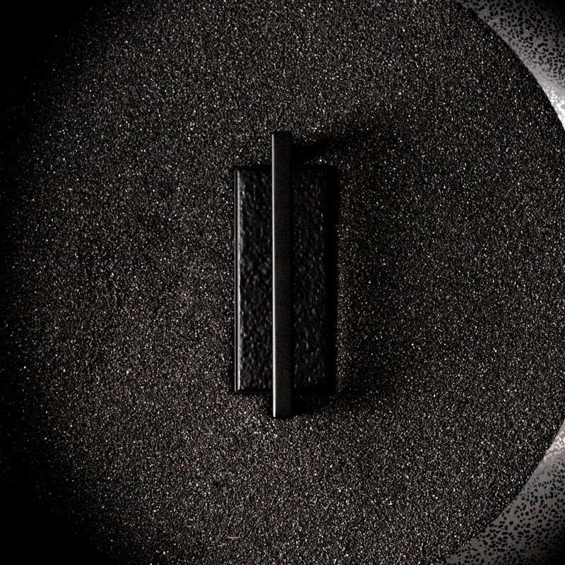 Bijou Ember Collection Handle Pull - Contemporary Hardware for Drawers & Cabinets, Matte Black, 3"