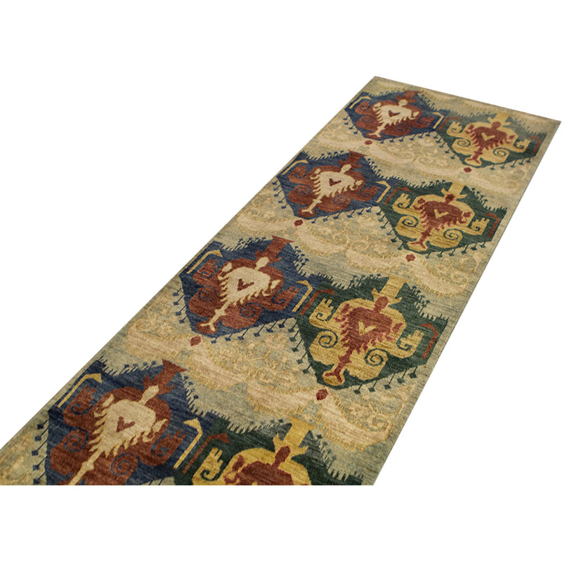 Wool Abstract Area Rug