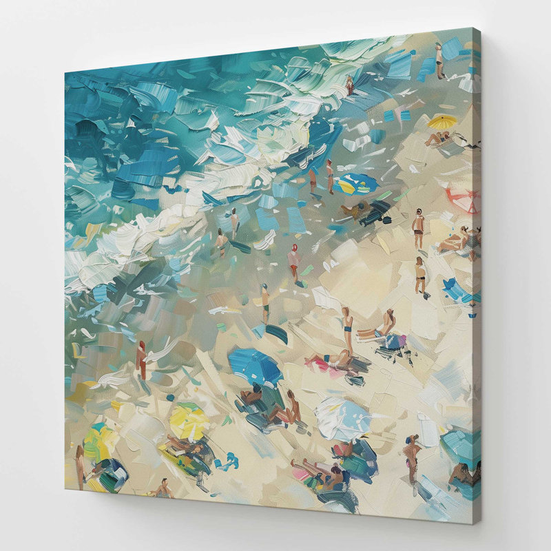 Coastal Harmony, grande impression sur toile, H 48 po x l 48 po