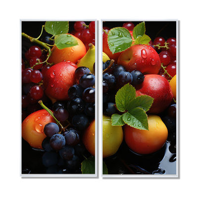 Fruit Plater Impression - Impressions sur toile traditionnelles vertes
