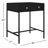 Julina 24" Tall 1 Drawer Storage Metal Nightstand-1606825410