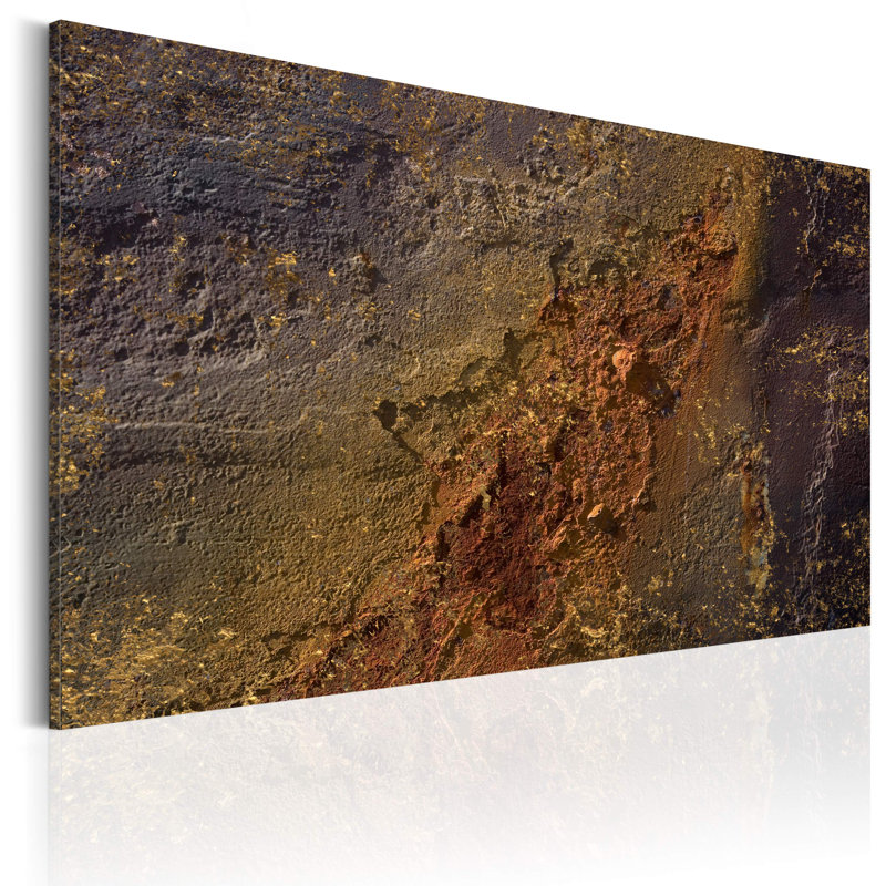 Structure lunaire - peinture sur toile tendue, L 15,7 po x H 23,6 po