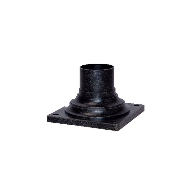 Pier Mount Base, Marbleized Mahogany
