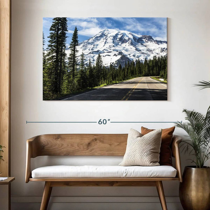 Mehar Road To Mount Rainier, H 32 po x l 48 po