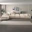 Canapé modulaire en velours Hayward