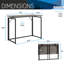 Bureau pliant peu encombrant - gris
