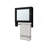 Pine Medicine Cabinet In Melamine With A Towel Bar And Included Mirror, Black-555703057