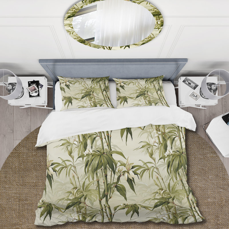 Literie en bambou Bamboo Elegance, Housse de couette pour très grand lit et 2 très