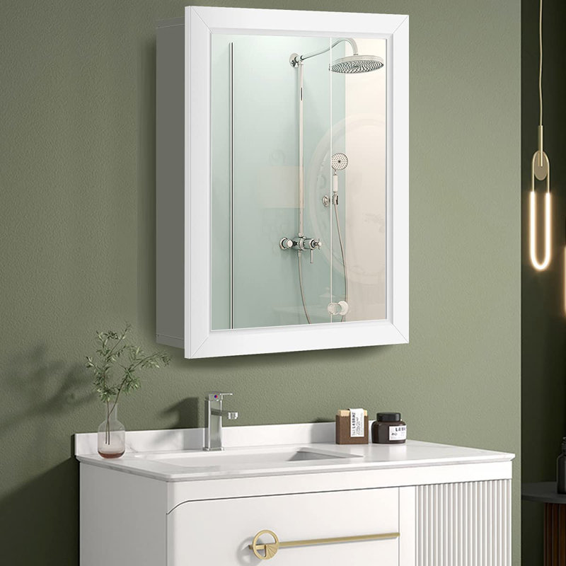 Amryis Bathroom Cabinet, White