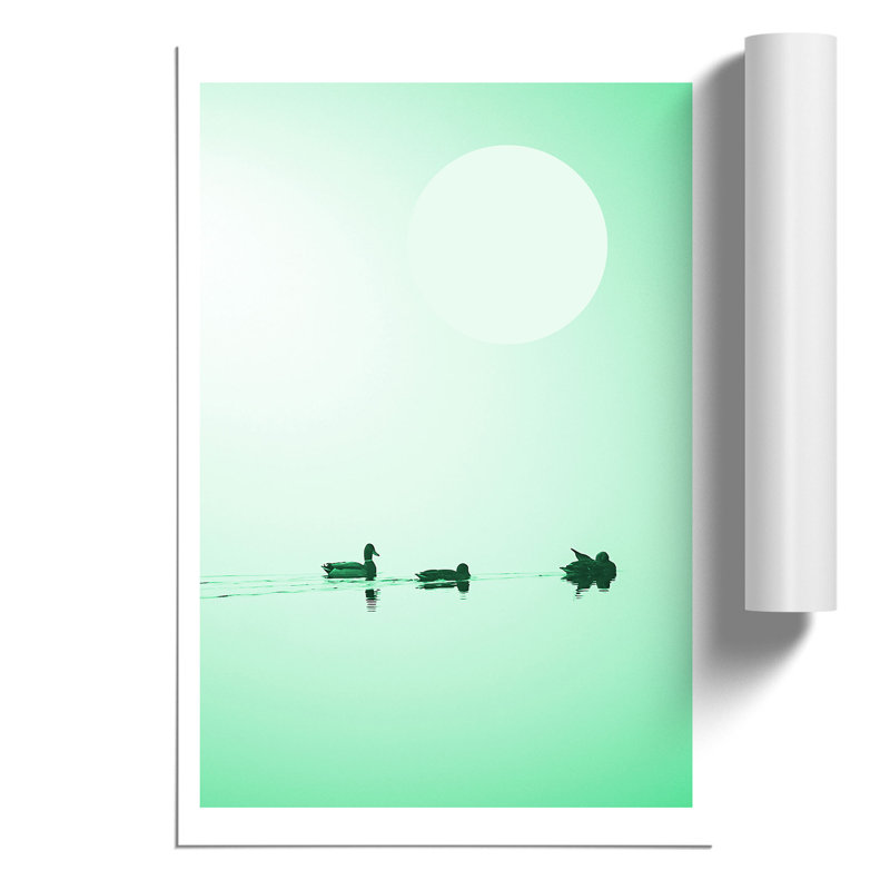 Serene Green - Frameless Print, 59cm H x 42cm W x 0.1cm D