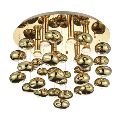 Luvia 6-Light 50cm Flush Mount