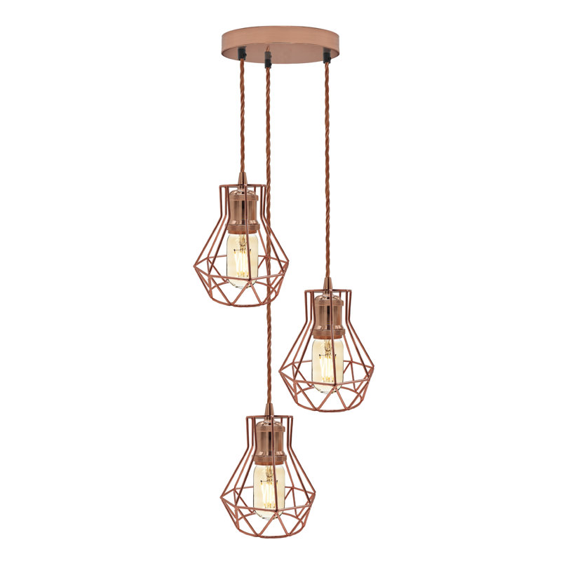 3 - Light Rose Gold Pendant