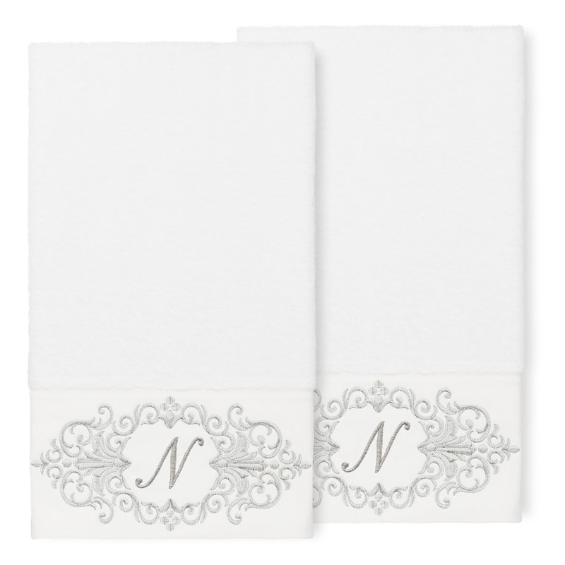 Monica Midweight Bath Towel, White, N