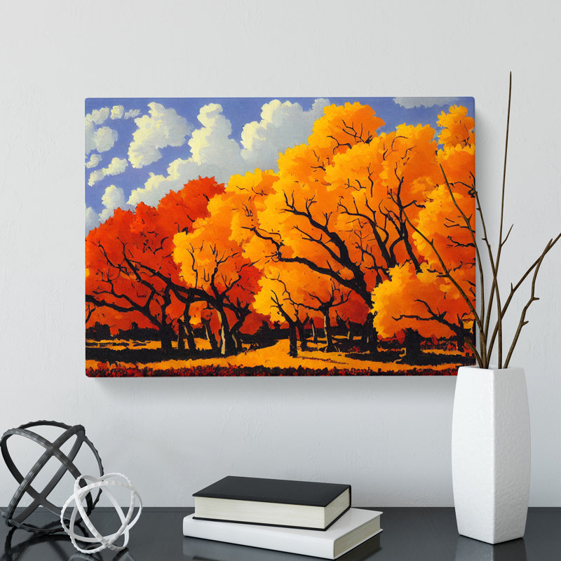 The Autumn Forest - Wrapped Canvas, 50cm H x 76cm W x 3cm D