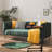 C Shaped End Table For Couch Small Side Tables For Bedroom With Storage Bag Sofa Table For Small Spaces Morden TV Tray Table With Metal Frame For Living Room Suitable As Bedside Coffee Laptop Table