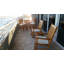 Bauman Outdoor Teak Bar Stool