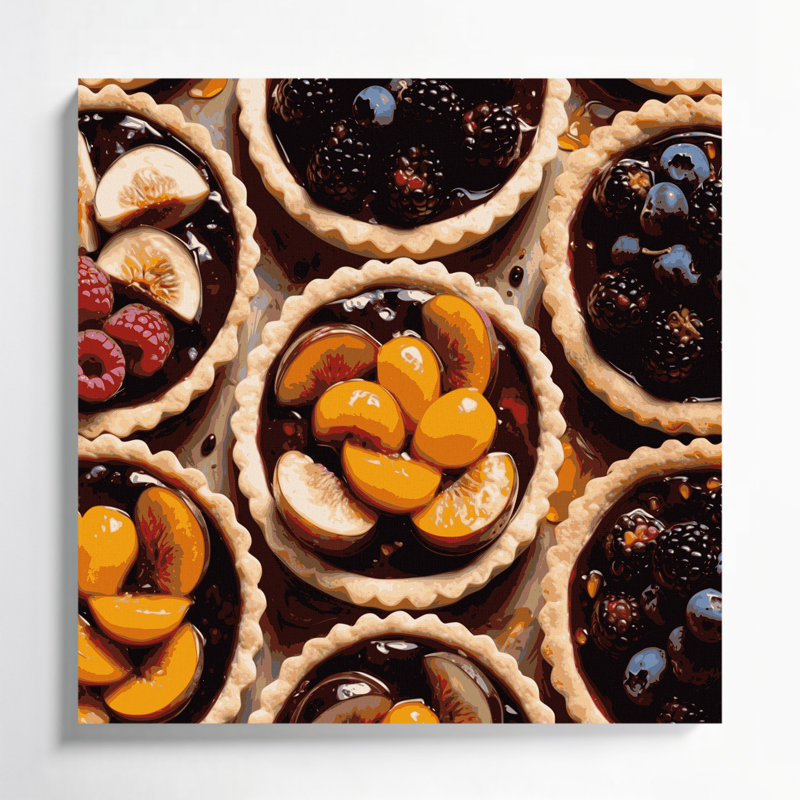 Art mural sur toile, Desserts, H 12 po x l 12 po