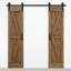 Solid Oak Barn Door Unfinished-112953147