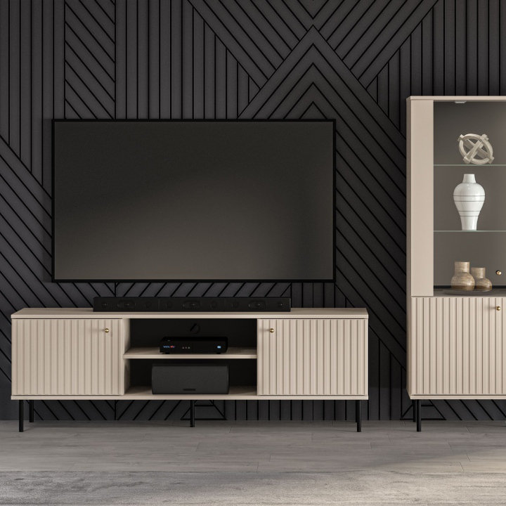 DROMA Unfinished TV Stand for TVs up to 70"