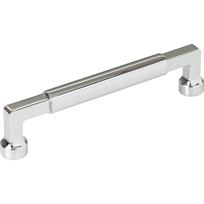 Clarence Bar pull, Polished Chrome, 6 5/16" Center to Center