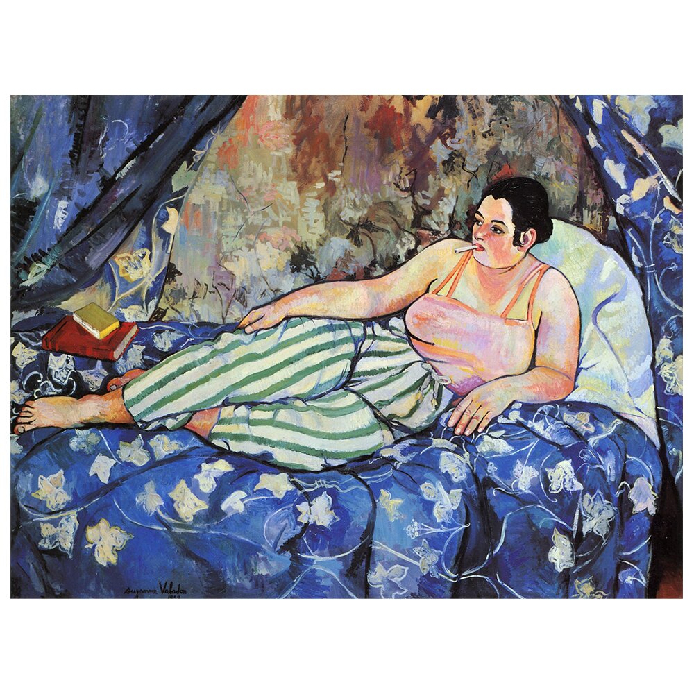 Leinwandbild The Blue Room von Suzanne Valadon