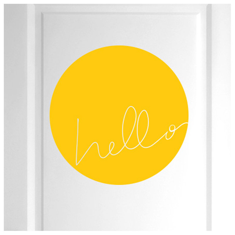 Wall Decal, Dark Yellow