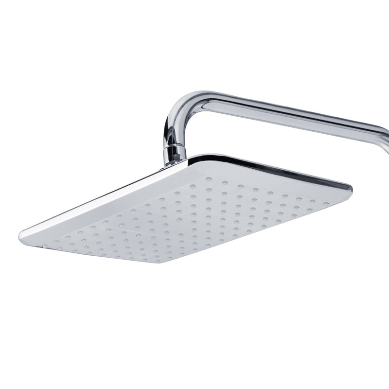 Pomme de douche à pluie 11 po avec bras de douche pivotant AquaPower et jet AquaPower PULSE AquaPower, Chrome