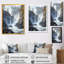 «Watefall Into Canadian Forest - Forest and River», art mural-100409974-100409984