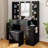 Vanity With Built-In Outlets And Lighted Mirror-1040948148